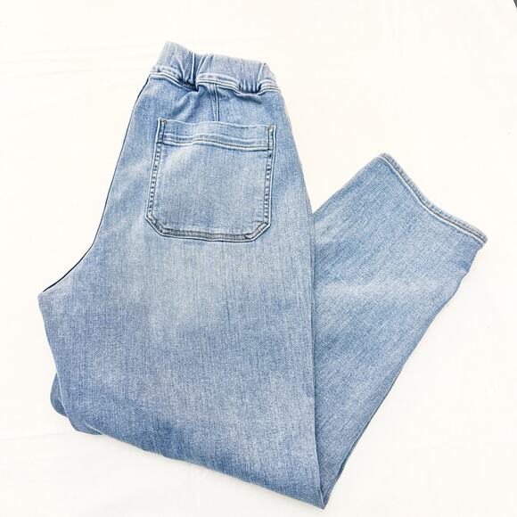 Madewell Pull-On Carpenter Denim Jeans Light Wash Size Medium - Picture 9 of 9